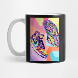 Design sneakers Pop Art Mug